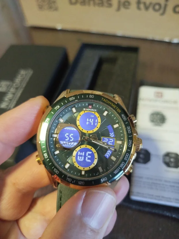 Muski rucni sat Naviforce NF9197l u kutiji