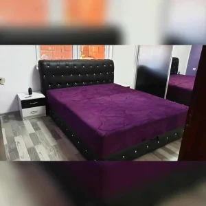 Francuski lezaj "SWAROVSKI"- zicano jezgro, puno drvo, kutij