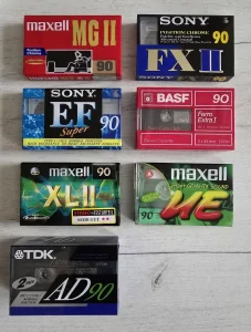 Audio kasete - BASF, MAXELL, SONY