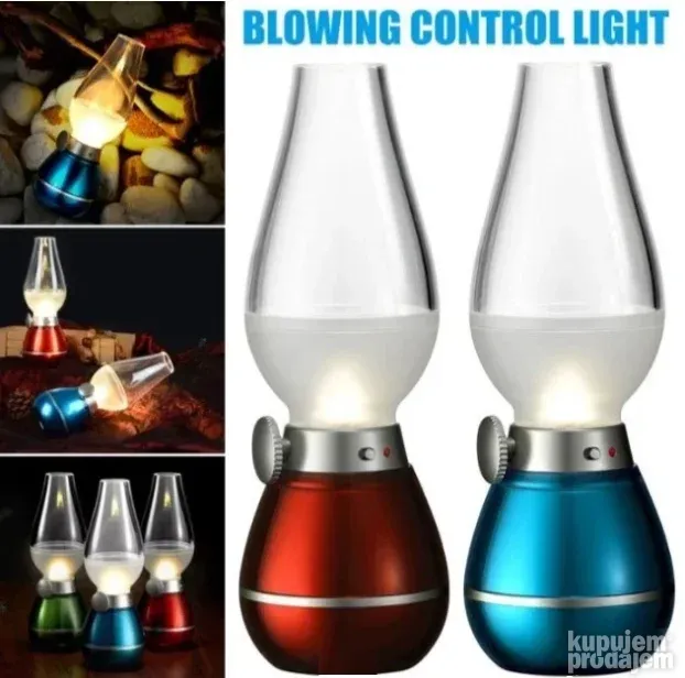VG Retro Lampa Uljani Fenjer USB LED