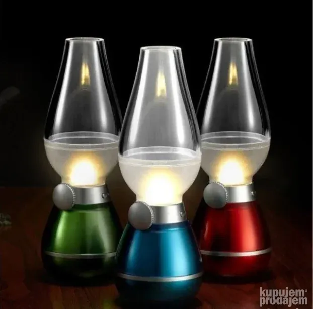 VG Retro Lampa Uljani Fenjer USB LED