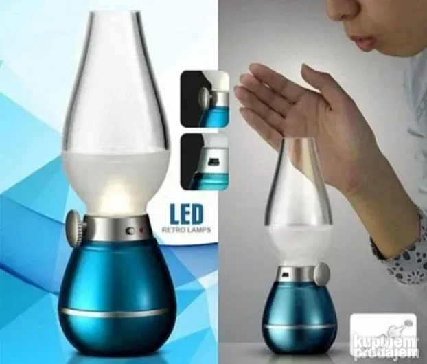 VG Retro Lampa Uljani Fenjer USB LED