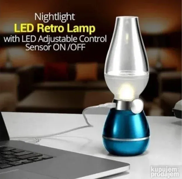 VG Retro Lampa Uljani Fenjer USB LED