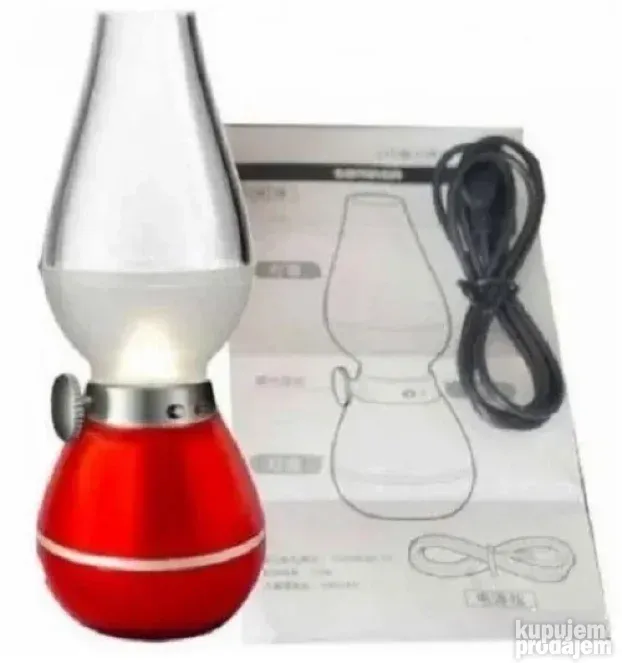 VG Retro Lampa Uljani Fenjer USB LED