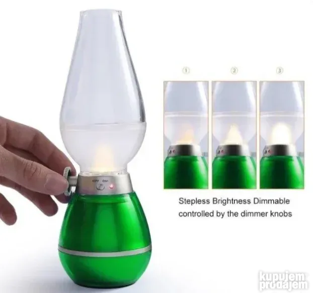 VG Retro Lampa Uljani Fenjer USB LED
