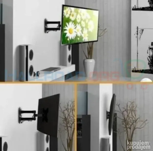 U ponudi i nosac Zidni Nosac za Tv sa 3 Zgloba 14"-55" inc