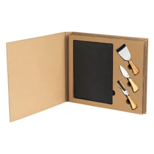 Set kamena ploča i pribor za sir - Slate