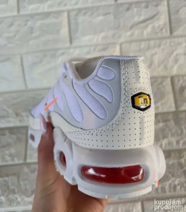 Nike TN Air Max Plus model White Pink Atomic