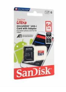 SANDISK Memorijska kartica 64GB 100MBs sa adapterom SDHC