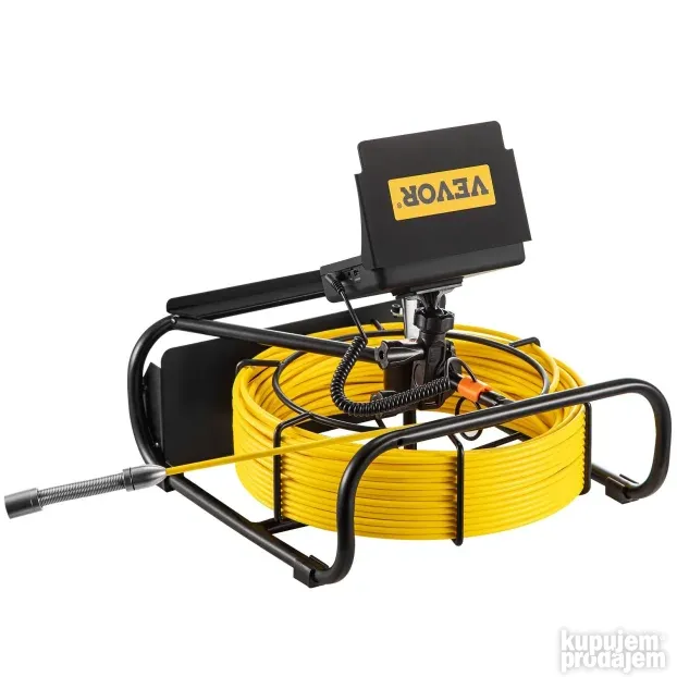 VEVOR kamera za kanalizaciju sa kablom od 50 m