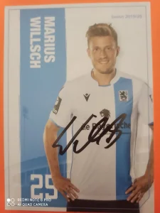 Autogram Marius Willsch fudbal