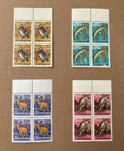 SAJAM LOVA i RIBOLOVA, Novi Sad, 4 mint karneta,16 kom.,1967