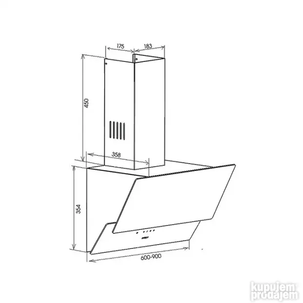 Aspirator  stakleni PROFF LD 46