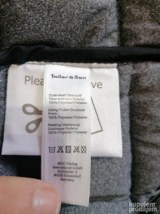 1638 - TAILOR & SON stepana jakna 48/M/L Original NOVO