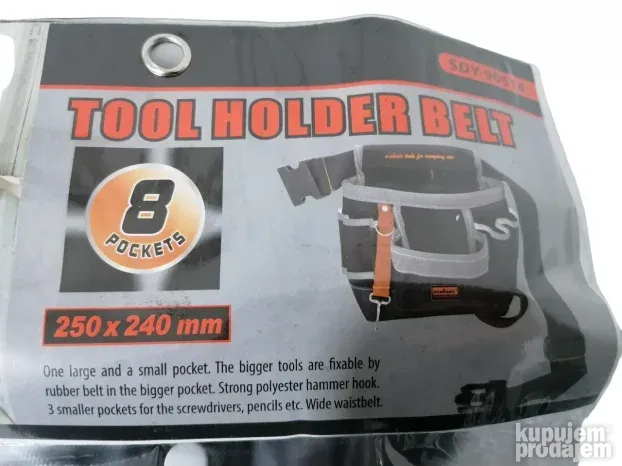 Pojas za alat sa 8 dzepa