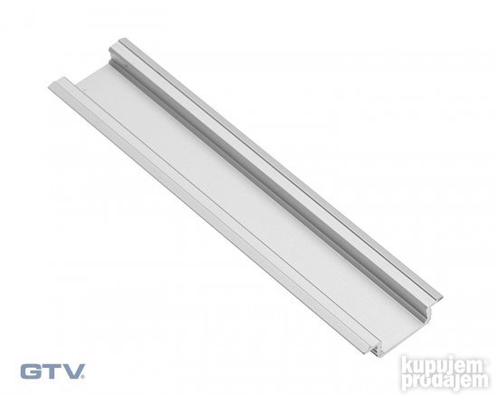 Led profil ukopavajuci 2m i 3m Glax Gtv-okov za namestaj