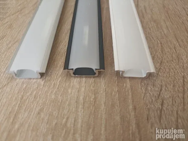 Led profil ukopavajuci 2m i 3m Glax Gtv-okov za namestaj