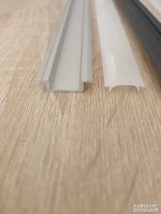 Led profil ukopavajuci 2m i 3m Glax Gtv-okov za namestaj