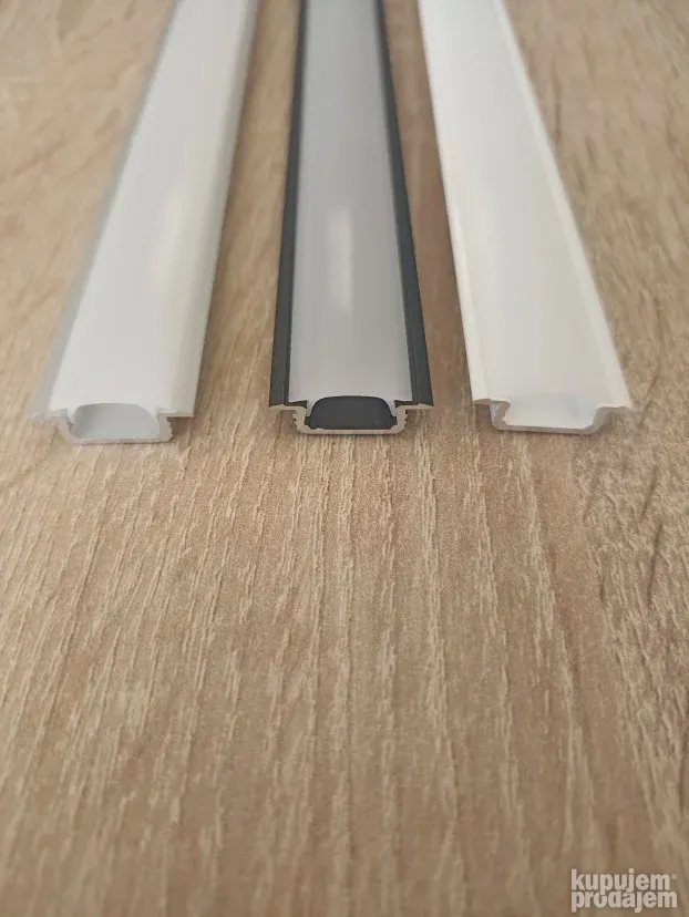 Led profil ukopavajuci 2m i 3m Glax Gtv-okov za namestaj