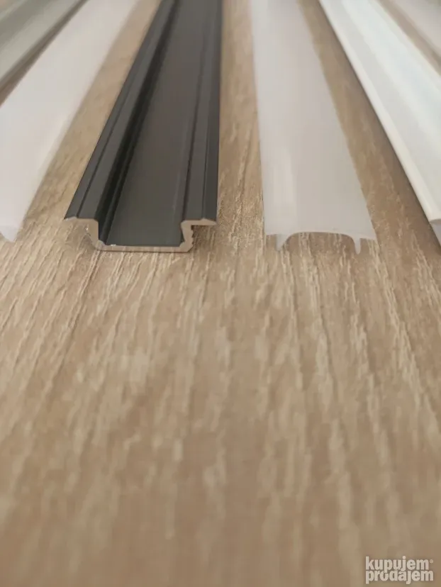 Led profil ukopavajuci 2m i 3m Glax Gtv-okov za namestaj