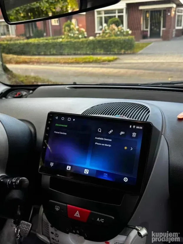 Peugeot 107 Citroen C1 Toyota Aygo Android navigacija radio