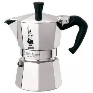 BIALETTI Moka Express 3 personal coffee maker inox