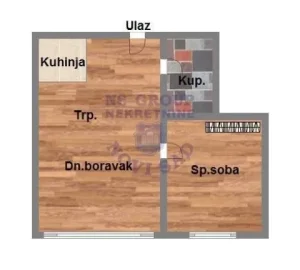 Bulevar patrijarha Pavla, 2.0 dvosoban, 35 m²
