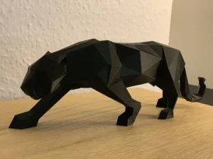 Statua Panter Origami