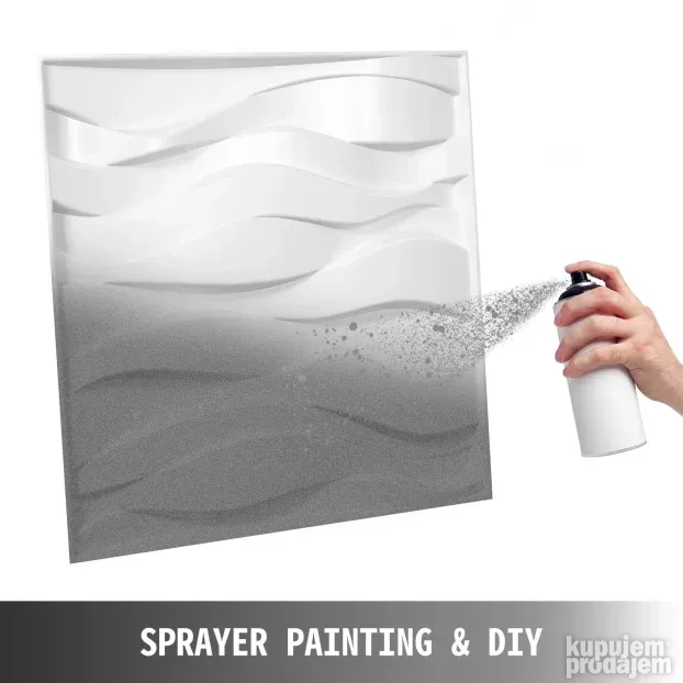 PVC dekorativni Zidni paneli Zidne ploce 13 kom 50x50cm