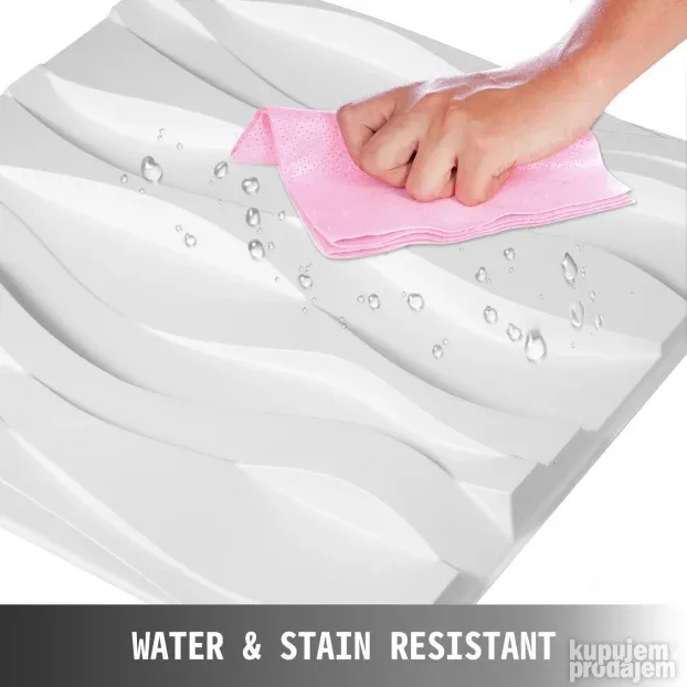 PVC dekorativni Zidni paneli Zidne ploce 13 kom 50x50cm