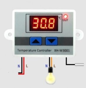 Termostat digitalan 220V sa sondom termomer kontroler