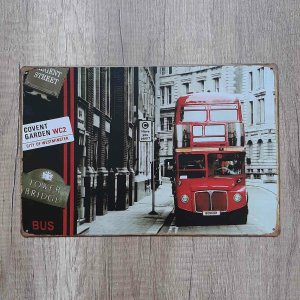 Metalna tabla LONDON BUS