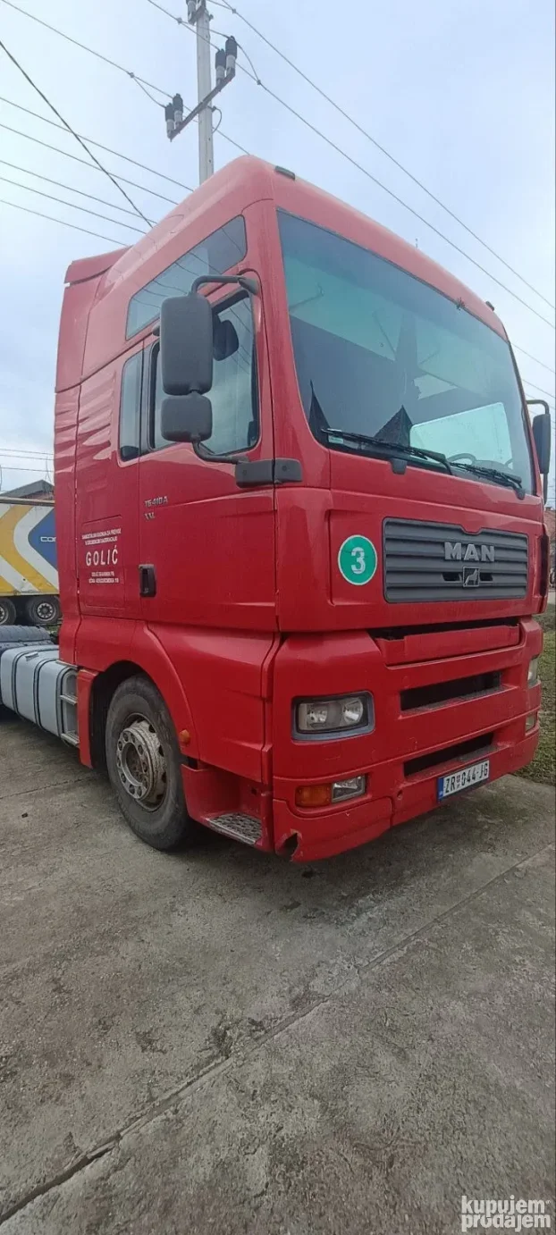 Kamion MAN TGA FLS 2002 sa poluprikolicom