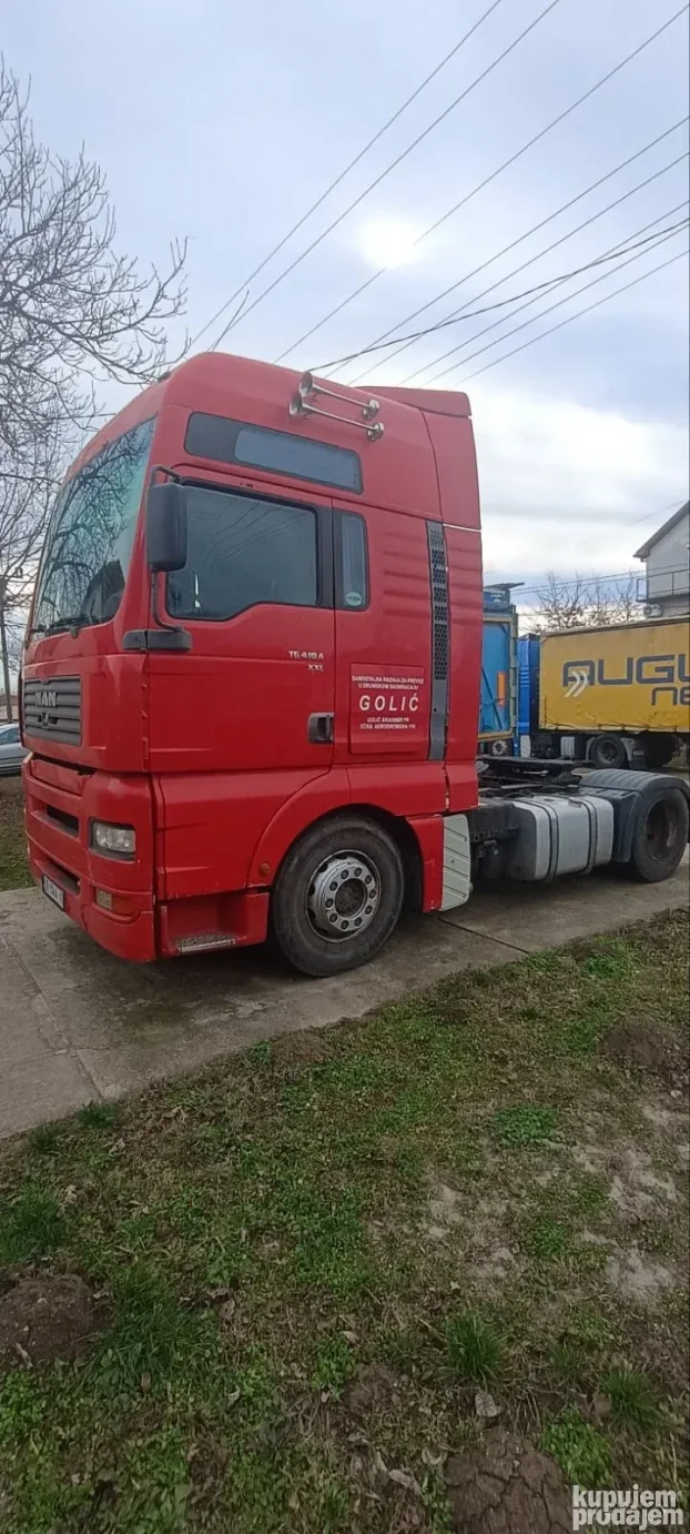 Kamion MAN TGA FLS 2002 sa poluprikolicom