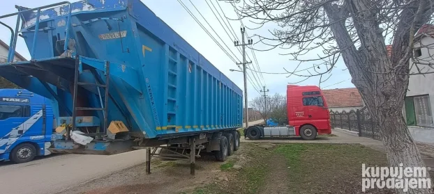 Kamion MAN TGA FLS 2002 sa poluprikolicom