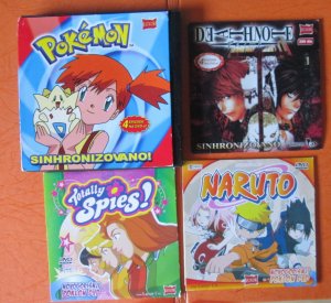 Sinhronizovano ,  Totally SPIES,   Naruto, Pokemon