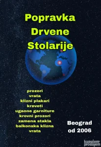 Popravka drvenih prozora i vrata