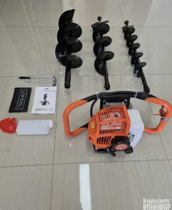 Bušač rupa sa tri burgije