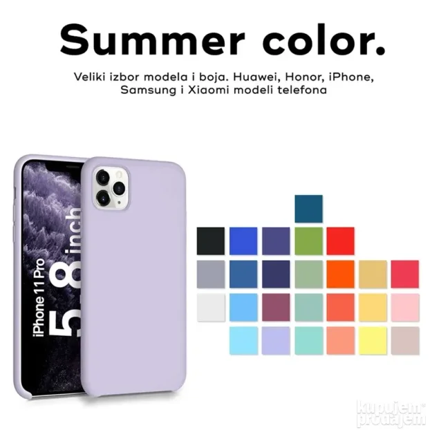Summer color za Motorola Moto Edge 50 Fusion plava