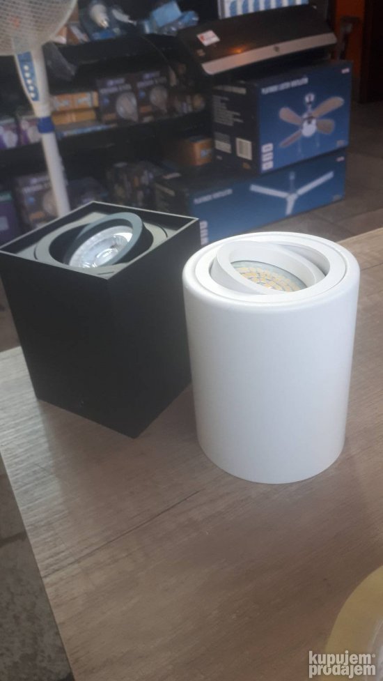 Plafonska nadgradna lampa 1xgu10