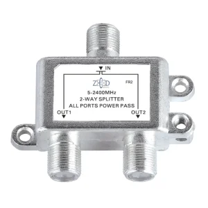 Razdelnik spliter za antenu : 1 antena 2 TV-a - 5-2400MHz