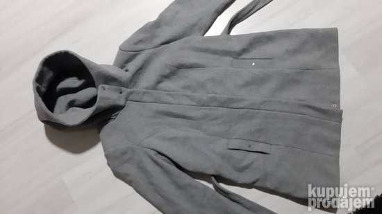 VERO MODA sivi duzi kaput vel. XL
