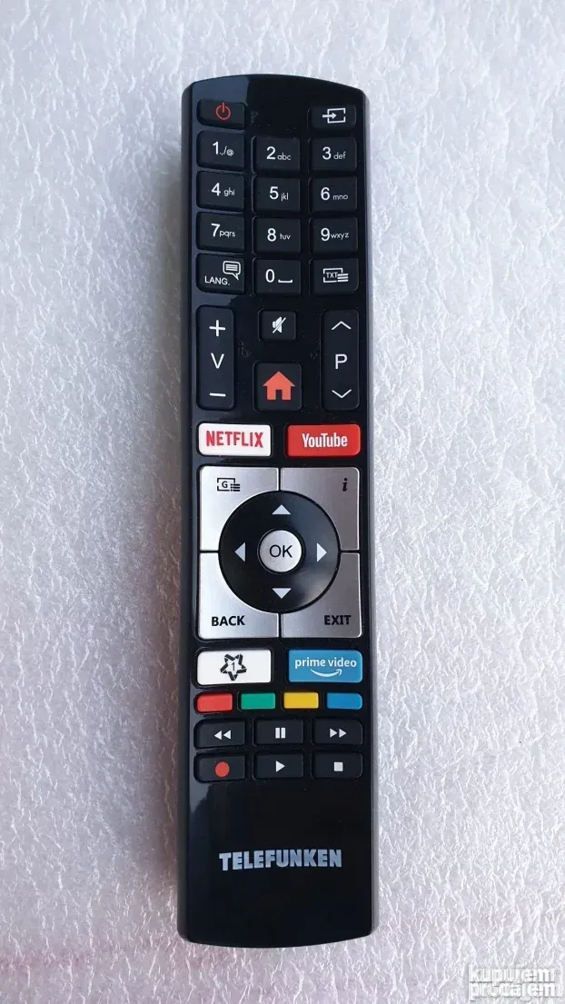 Daljinski originalni za led tv smart Telefunken