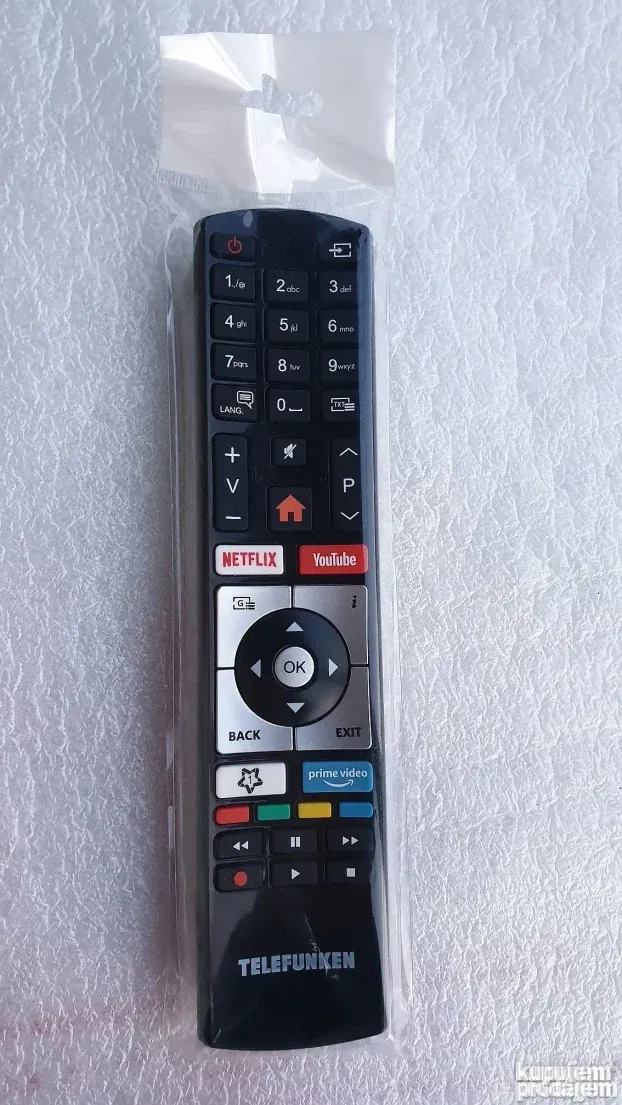 Daljinski originalni za led tv smart Telefunken