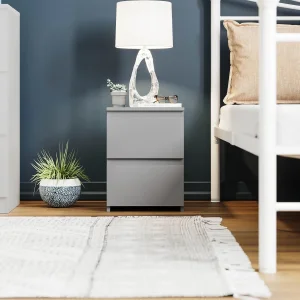 Vida Designs Denver noćni stočić, 40x29.5x29.5 cm, siva