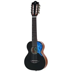 Flight Iris 8 Tenor EQ-A BK Ukulele