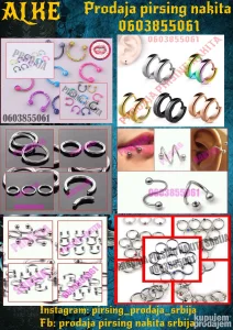 Pirsing alke za sve delove tela - Piercing alke