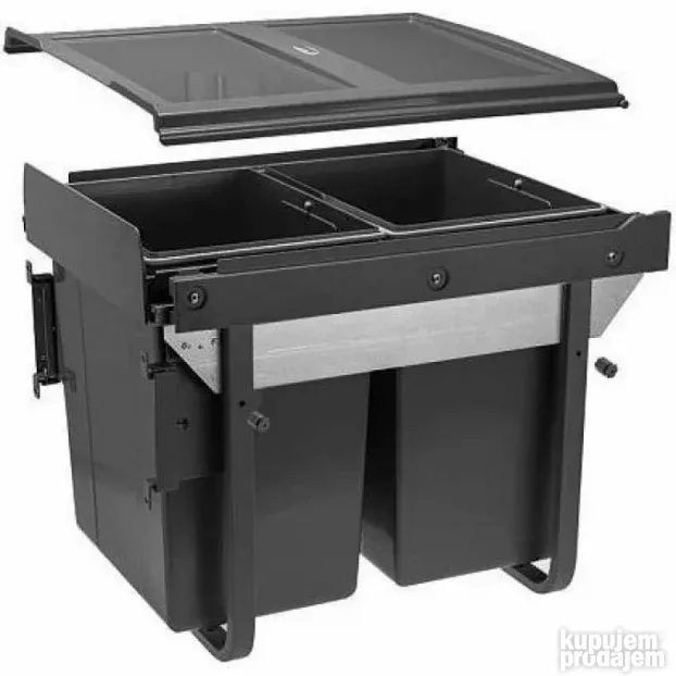 Kanta za smece ugradna 450mm 2x20L GTV-okov za namestaj