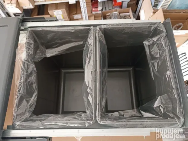 Kanta za smece ugradna 450mm 2x20L GTV-okov za namestaj