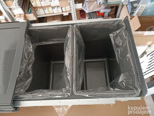 Kanta za smece ugradna 450mm 2x20L GTV-okov za namestaj